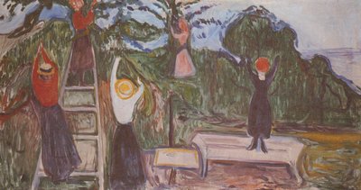 Girl at the Harvest by Edvard Munch